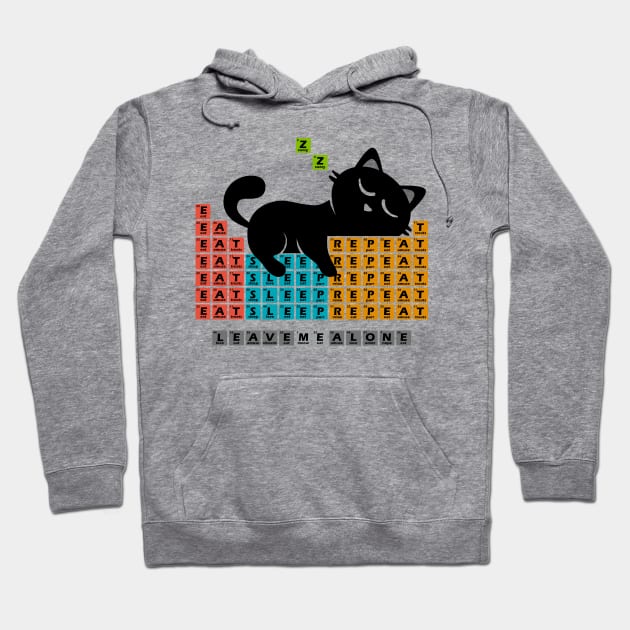 Cat Periodic Table Hoodie by eriondesigns